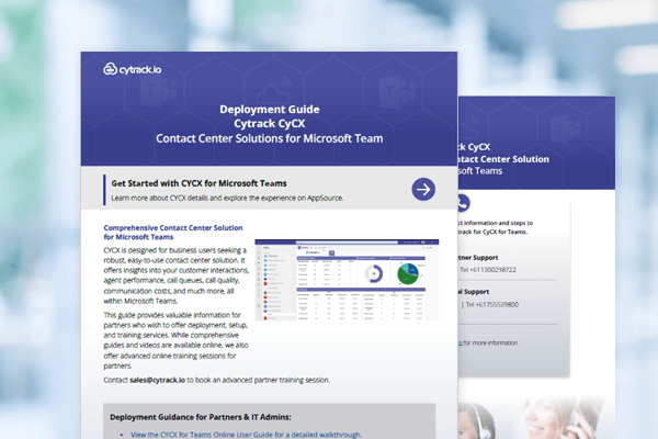 CSP CYCX Deployment Guide